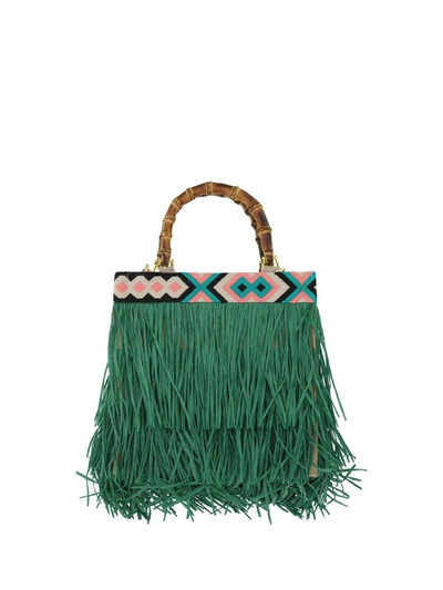 Shop La Milanesa Handbags In Verde
