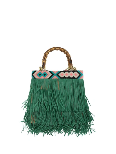 Shop La Milanesa Handbags In Verde