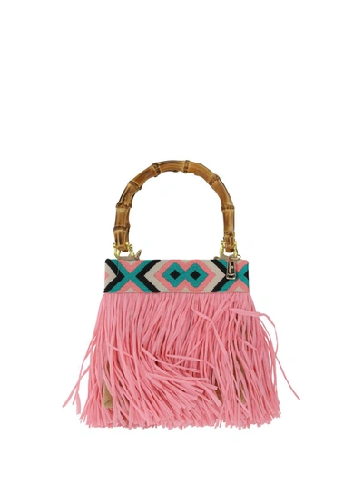 Shop La Milanesa Handbags In Rosa