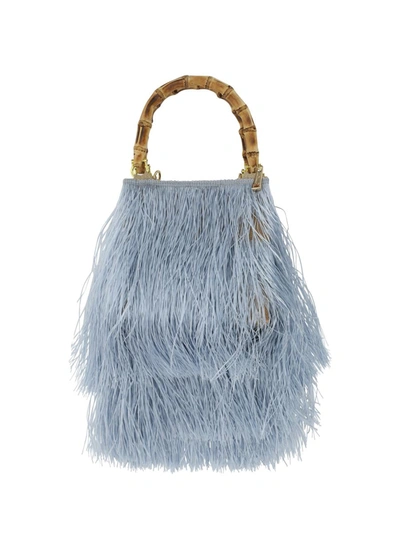 Shop La Milanesa Handbags In Argento