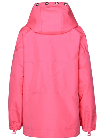 Shop Khrisjoy Fuchsia Polyester Jacket In Pink