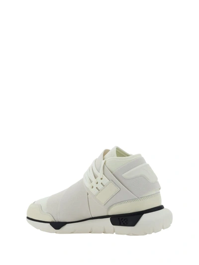Shop Y-3 Adidas Sneakers In Owhite/crewht/black