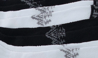 Shop Rainforest 8-pack Half Cushioned Quarter Socks In White/ Black Multi