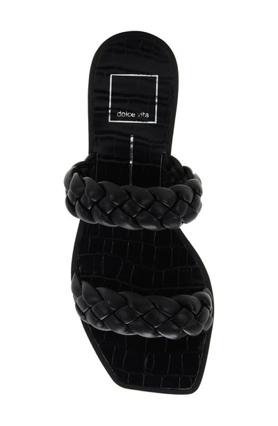Shop Dolce Vita Indy Slide Sandal In Black Stella