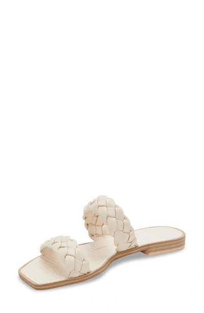 Shop Dolce Vita Indy Slide Sandal In Ivory Stella