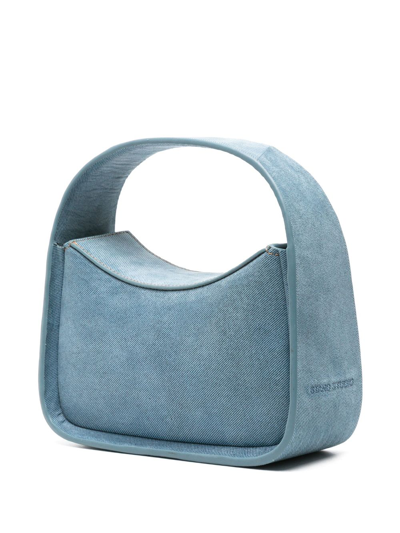Shop Stand Studio Blue Minnie Leather Tote Bag