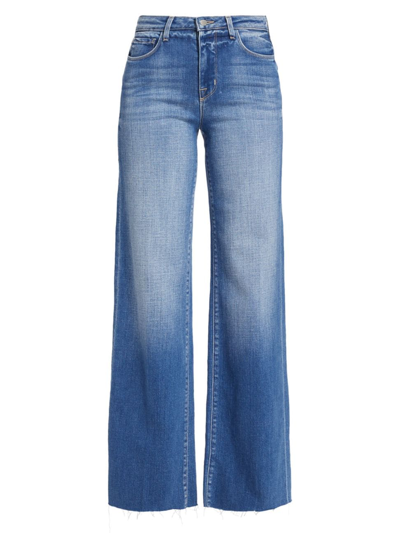 Shop L Agence Women's Scottie High-rise Wide-leg Jeans In Hayward
