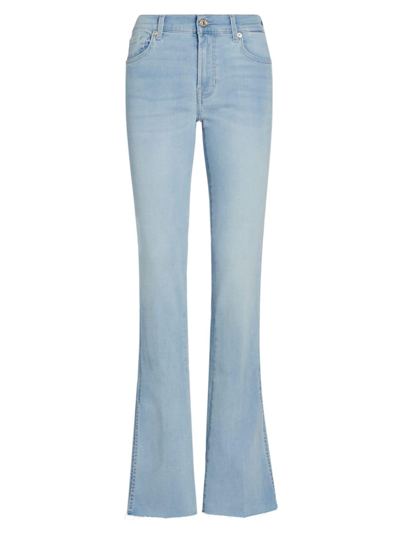 Shop 7 For All Mankind Women's Split-hem Boot-cut Jeans In Mirage