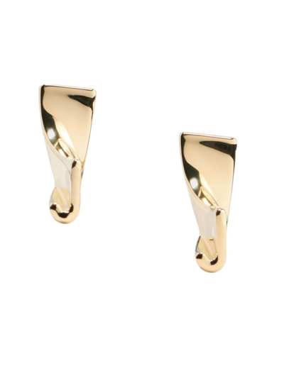 Shop Jacquemus Women's Le Chouchou J Copper Earrings In Light Gold