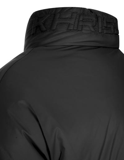 Shop Khrisjoy Puff Joy Cropped Jacket In Black