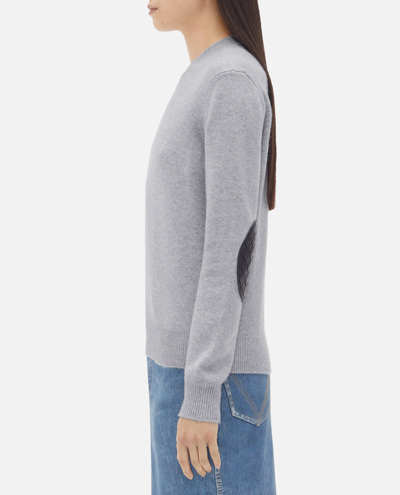 Shop Bottega Veneta Cashmere Sweater In Grey