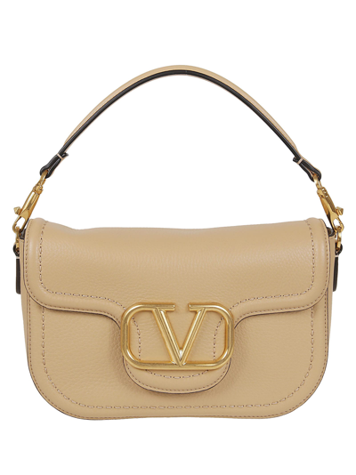 Shop Valentino Shoulder Bag Alltime In Cappuccino