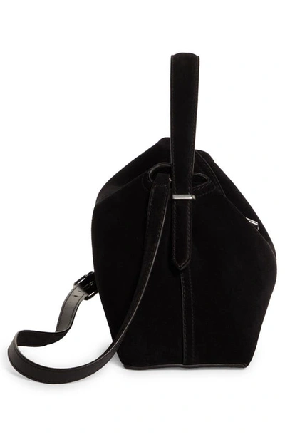 Totême T-lock Leather Shoulder Bag In Espresso