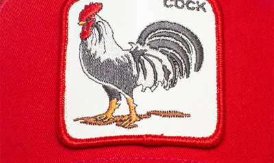 Shop Goorin Bros The Cock Trucker Hat In Red