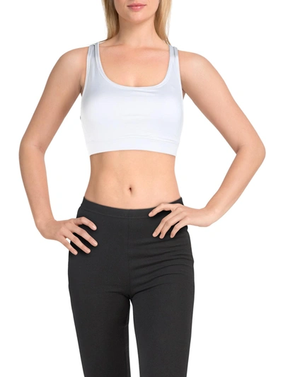 Shop Reebok Womens Medium Support Fitness Sports Bra In White