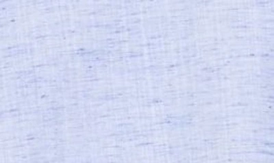 Shop Denim And Flower Mélange Woven Cotton & Tencel® Lyocell Button-up Shirt In Blue