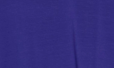 Shop Eileen Fisher Boxy Crewneck T-shirt In Blue Violet