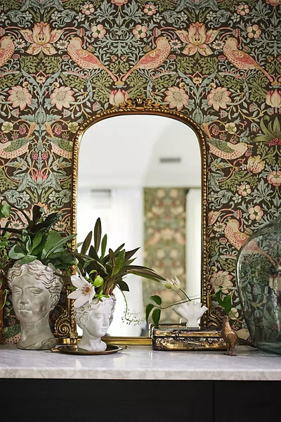 Shop Anthropologie Gleaming Primrose Portrait Mirror