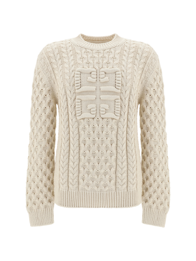 Shop Givenchy Sweater In Cream
