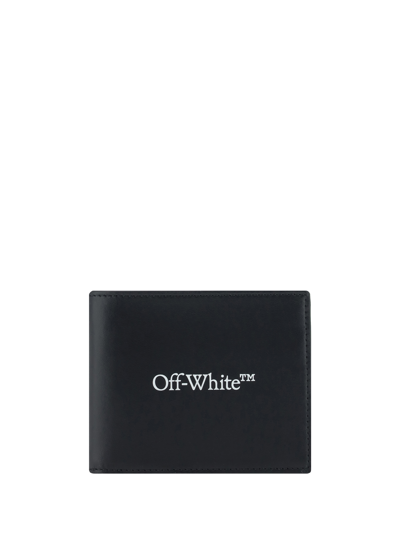 Shop Off-white Wallet In Black White