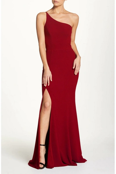 Shop Dress The Population Amy Gown In Red