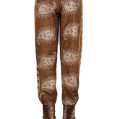 Shop Johanna Ortiz Be In Peace Pant In Brown