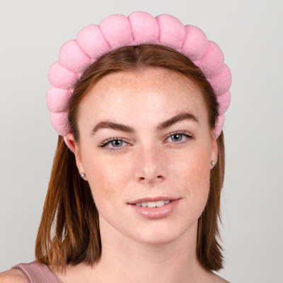 Shop Laduora Spa Day Headband In Pink