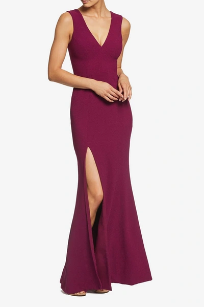 Shop Dress The Population Sandra Gown In Purple