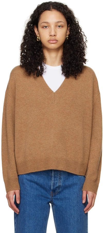 Shop Anine Bing Tan Lee Sweater In Brown