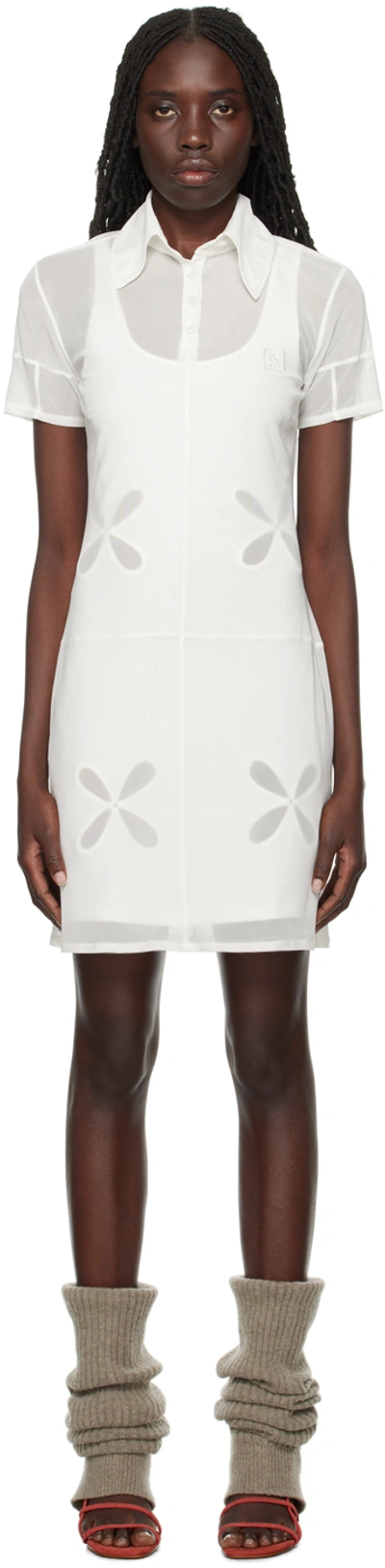 Shop J.kim White Tenderness Midi Dress Set In Ivory