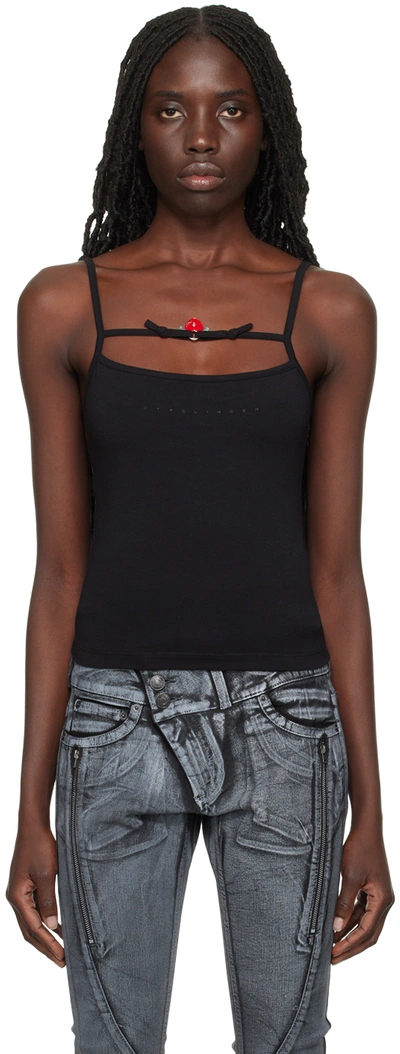 Ottolinger Black Stretch Jersey Top