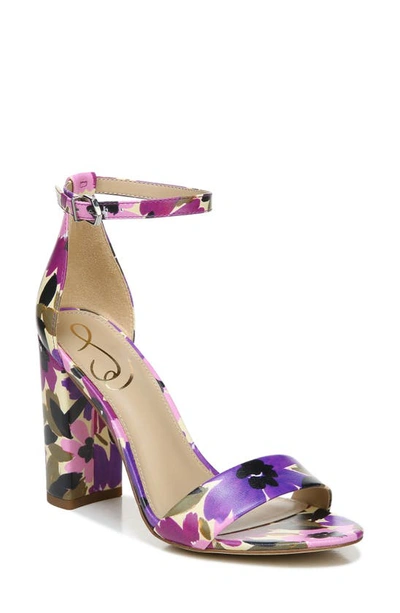 Shop Sam Edelman Yaro Ankle Strap Sandal In Ultra Violet