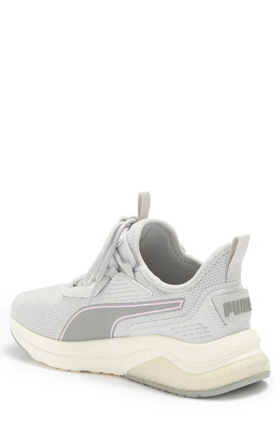 Puma Amplifier Sneaker In Glacial Gray-smokey Gray-grape