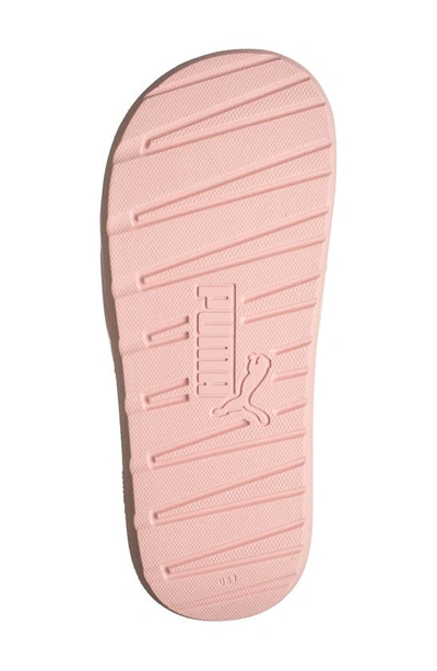 Puma Cool Cat 2.0 Toss Slide Sandal In Rose-gold- Silver