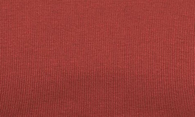 Shop Jordan Crop Cotton Blend Tank Top In Dune Red