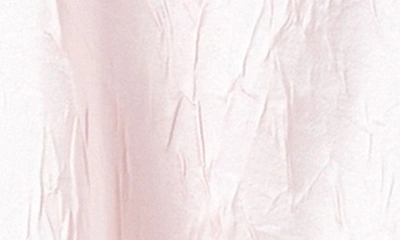 Shop Endless Rose Crinkle Satin Shift Minidress In Pink