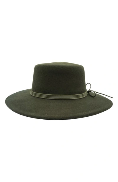 Shop Modern Monarchie Cordobés Wool Hat In Olive Green
