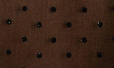 Shop Tom Ford Flocked Polka Dot Sheer Silk Chiffon Button-up Shirt In Black