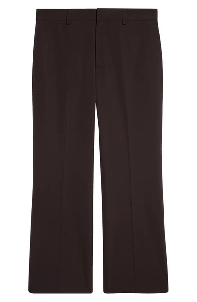 Shop Acne Studios Regular Fit Straight Leg Pants In Cacao Brown