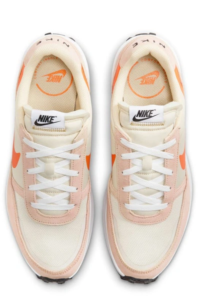 Shop Nike Waffle Debut Sneaker In Hemp/ Orange/ Sand Drift