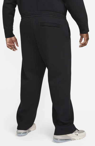 Shop Nike Reimagined Tech Fleece Sweatpants In Black/ Black