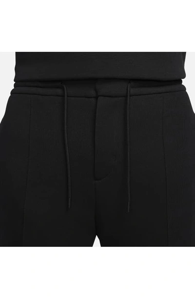 Shop Nike Reimagined Tech Fleece Sweatpants In Black/ Black