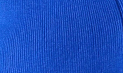 Grey Lab Padded Shoulder V-neck Cardigan In Royal Blue