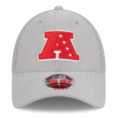 Shop New Era Gray New York Jets 2024 Pro Bowl 9forty Adjustable Hat