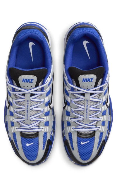 Shop Nike P-6000 Sneaker In Blue/ Black/ Silver/ White