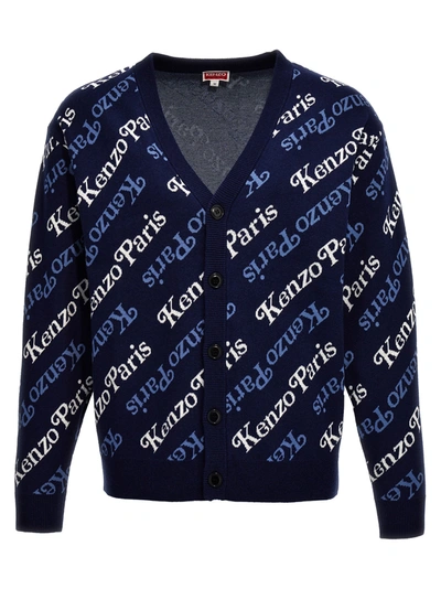 Shop Kenzo By Verdy Sweater, Cardigans In Blue