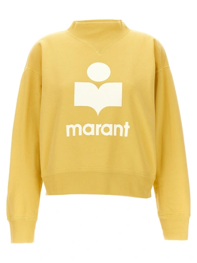 Shop Marant Etoile Moby Sweatshirt Yellow