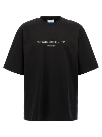 Shop Off-white Est 2013 T-shirt In Black