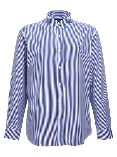 Shop Polo Ralph Lauren Sport Shirt, Blouse In Blue