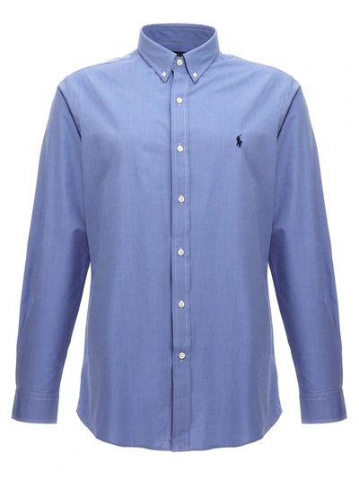 Shop Polo Ralph Lauren Sport Shirt, Blouse In Light Blue